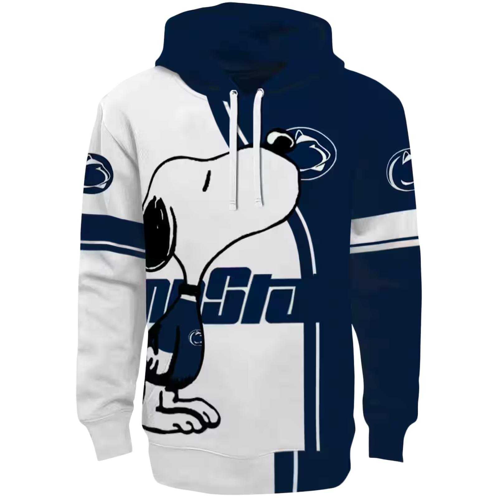 Penn State Nittany Lions Playful Snoopy Blue Hoodie