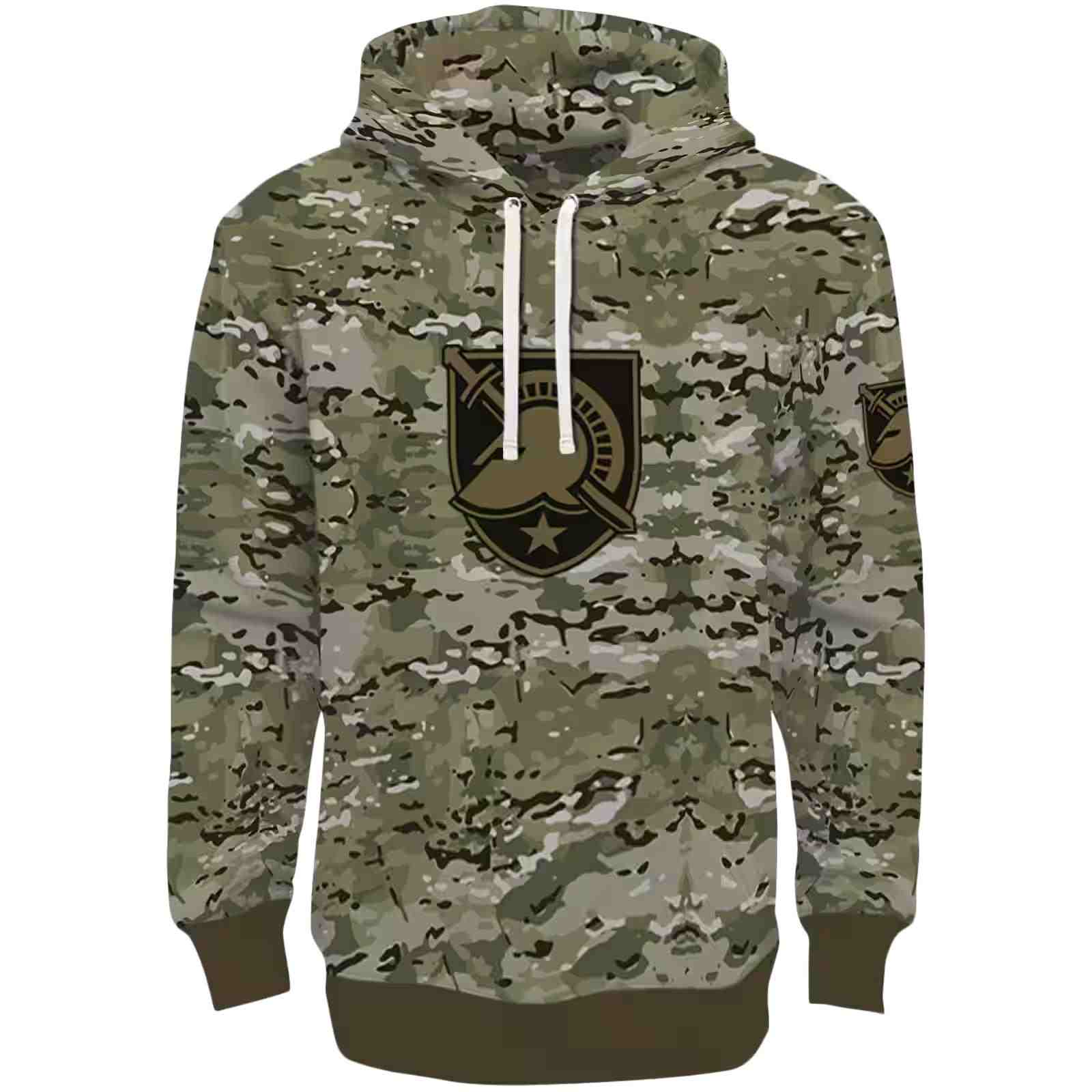 Personalized Army Black Knights Military Style Hoodie