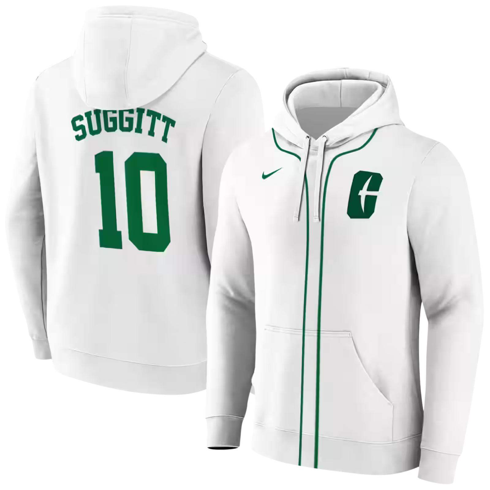 personalized charlotte 49ers sporty stripe white hoodie fashion forward