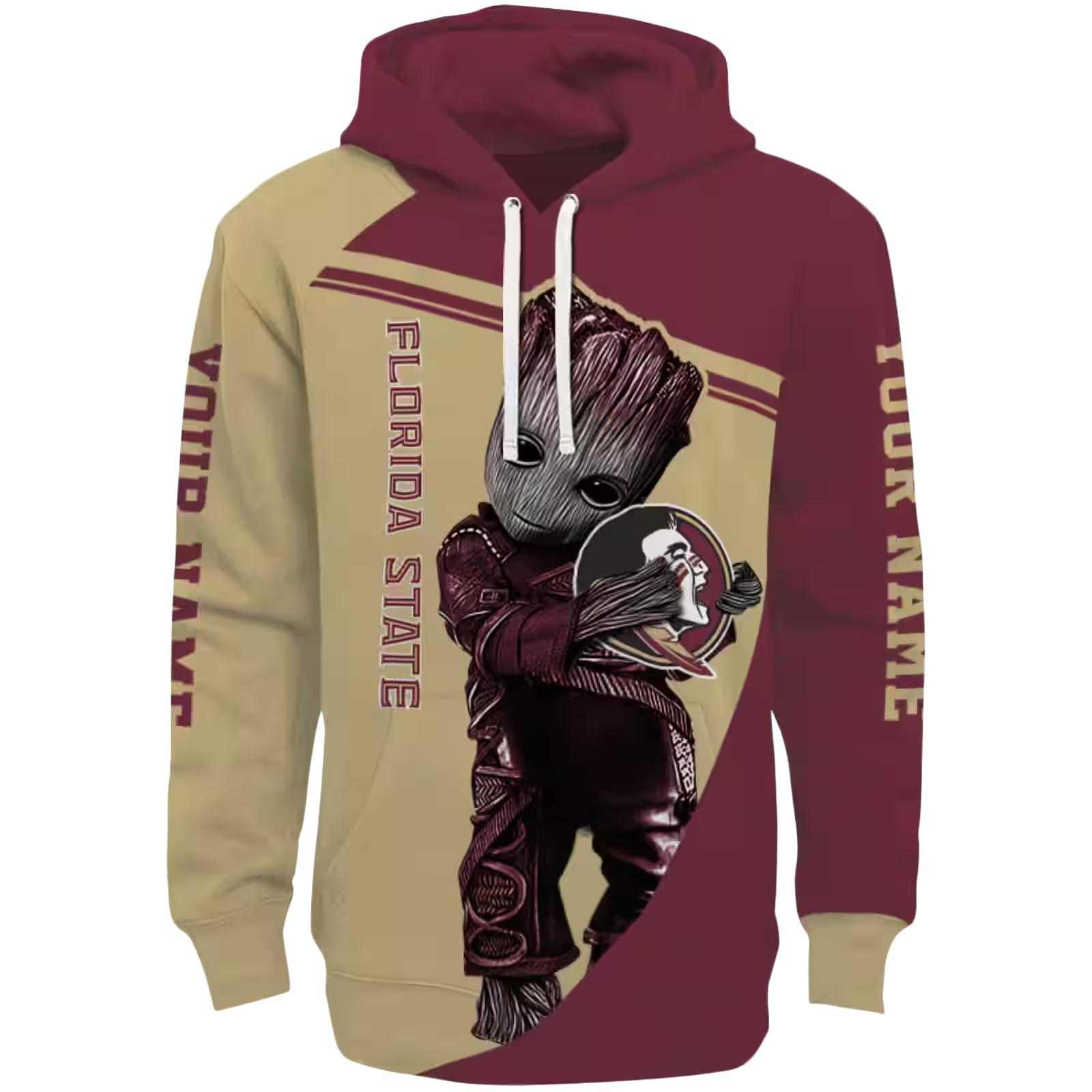 Personalized Florida State Seminoles Groot Garnet Hoodie