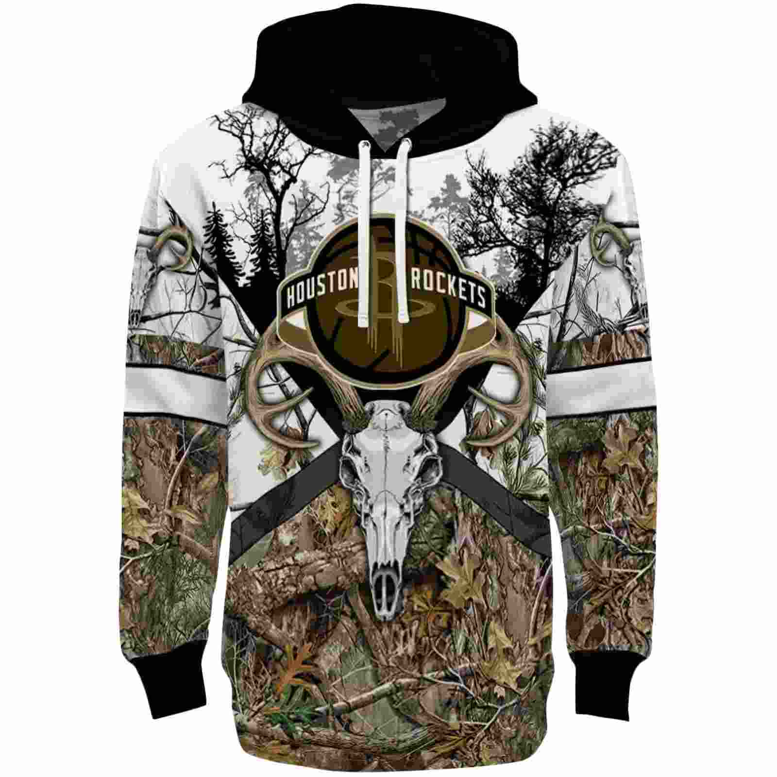 Personalized Houston Rockets Forest Silhouette Hoodie