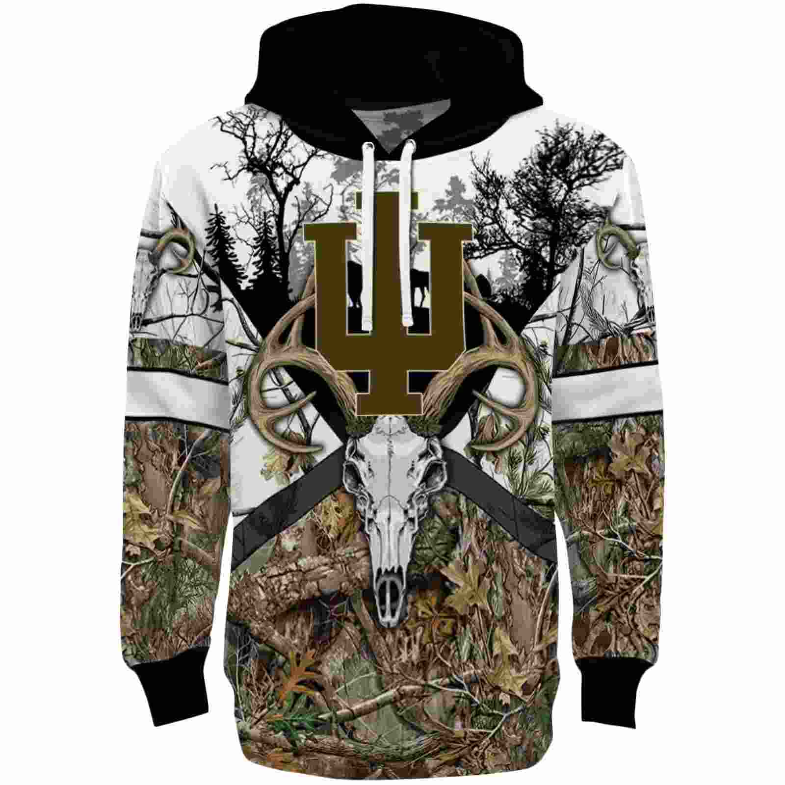 Personalized Indiana Hoosiers Forest Silhouette Hoodie