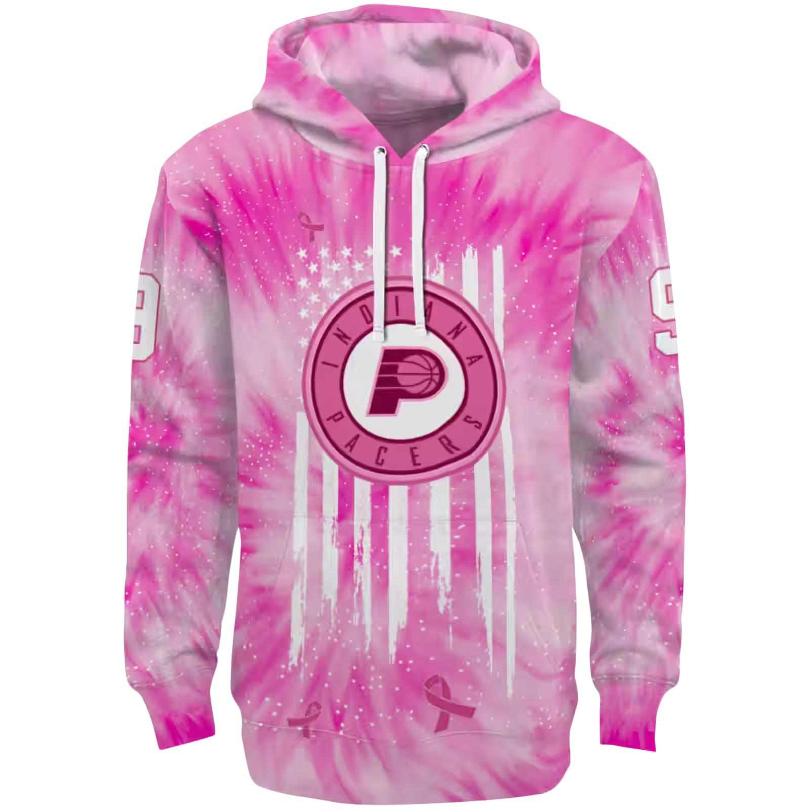 Personalized Indiana Pacers Cancer Support Pink Hoodie