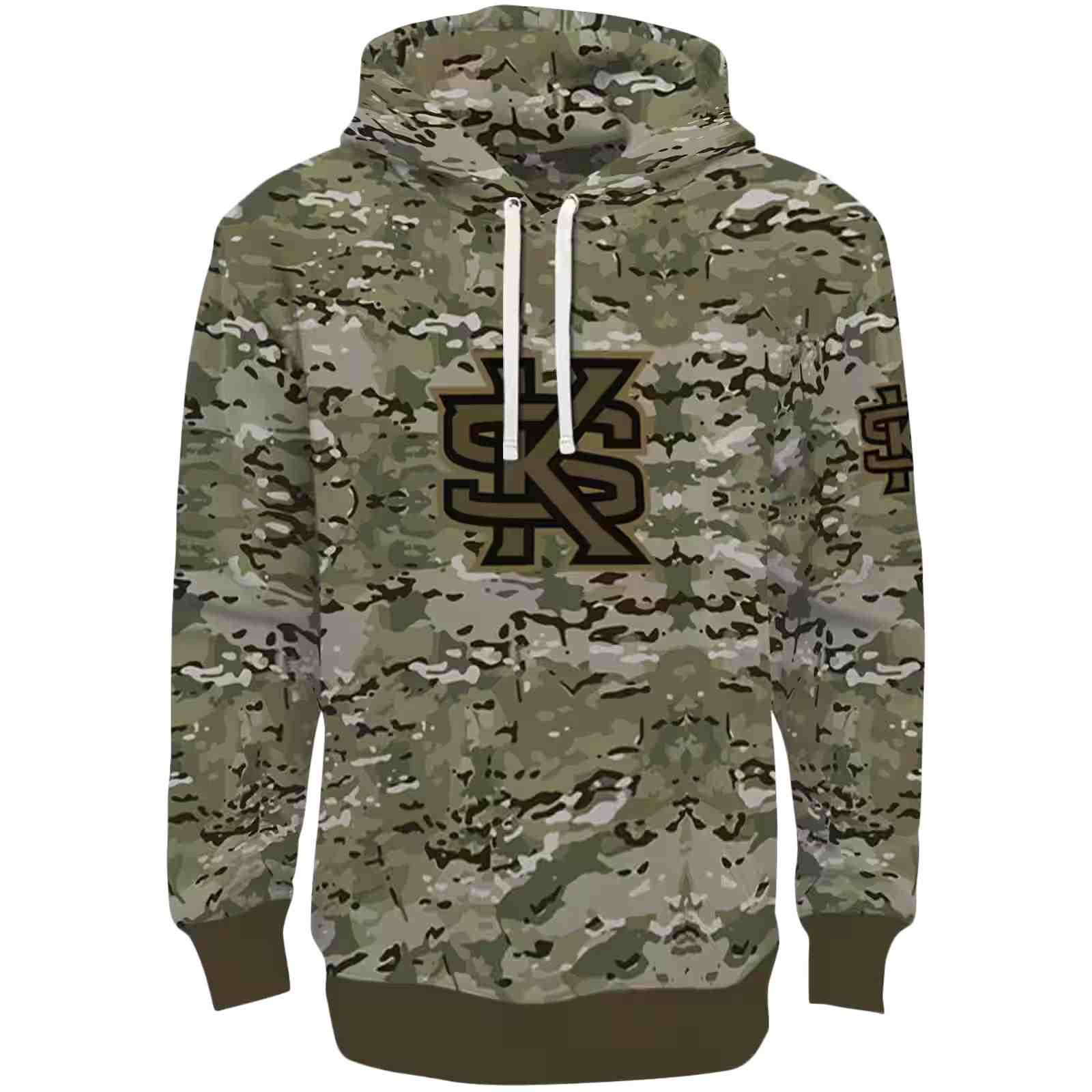 Personalized Kennesaw State Owls Military Style Hoodie