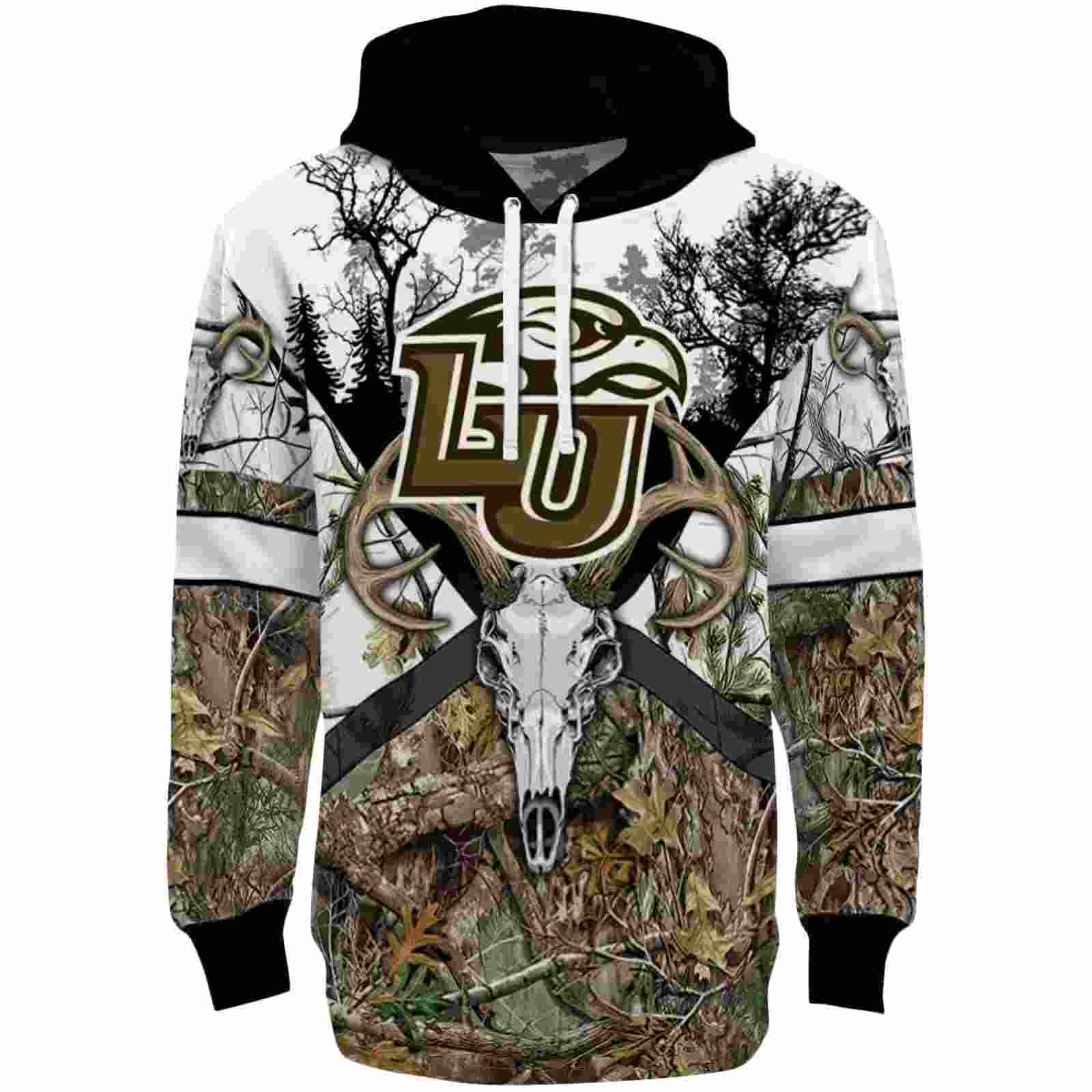 Personalized Liberty Flames Forest Silhouette Hoodie