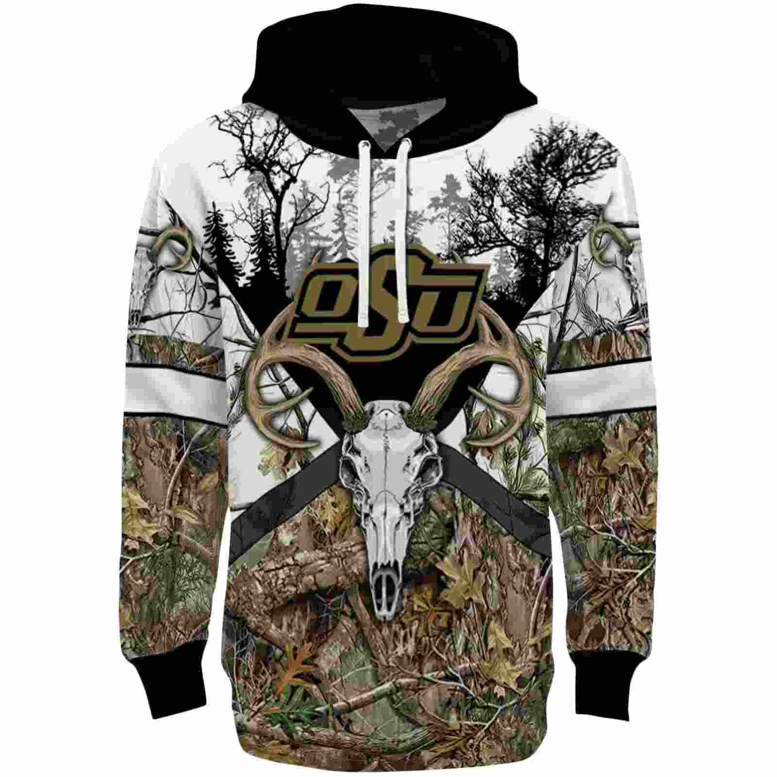 Personalized Oklahoma State Cowboys Forest Silhouette Hoodie