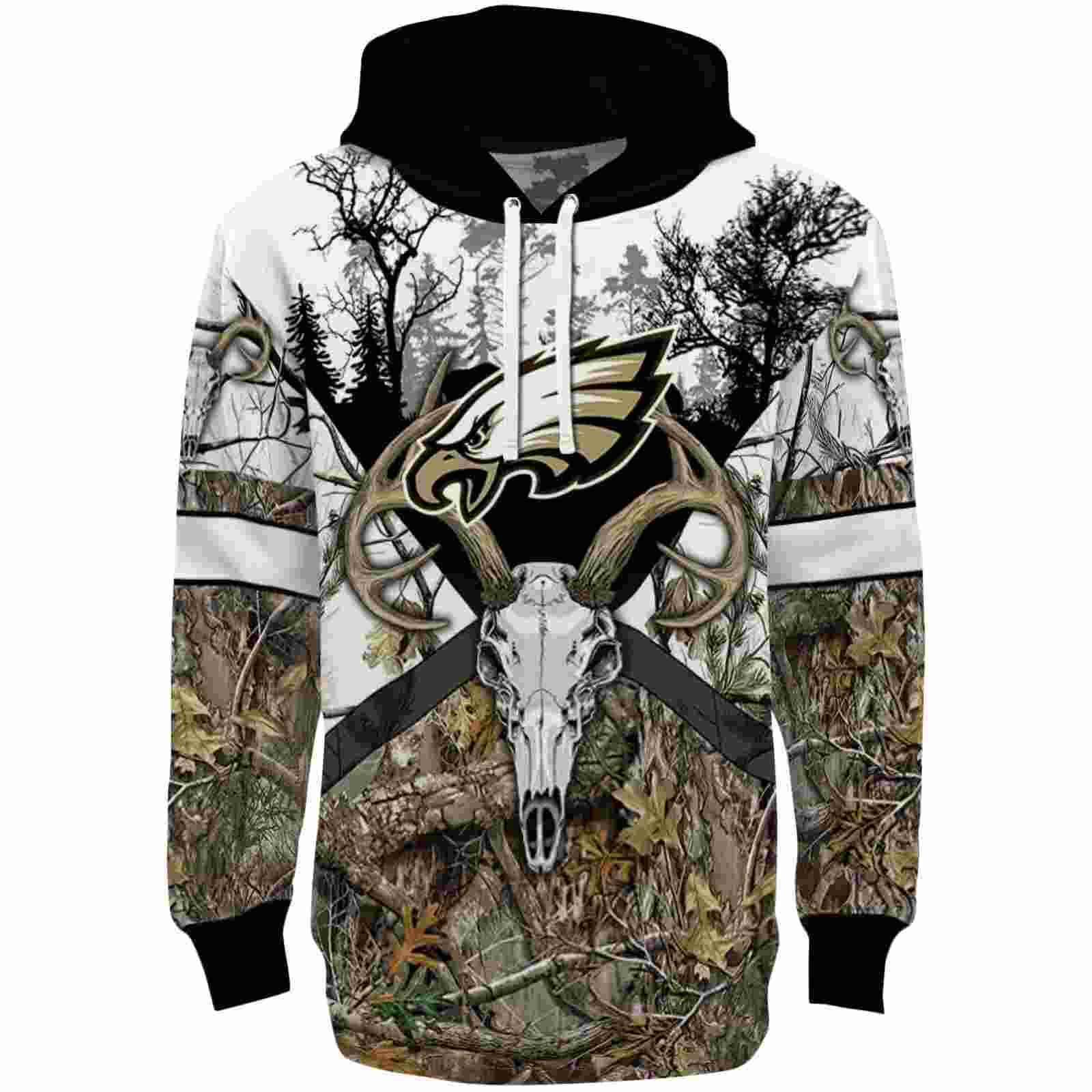 Personalized Philadelphia Eagles Forest Silhouette Hoodie