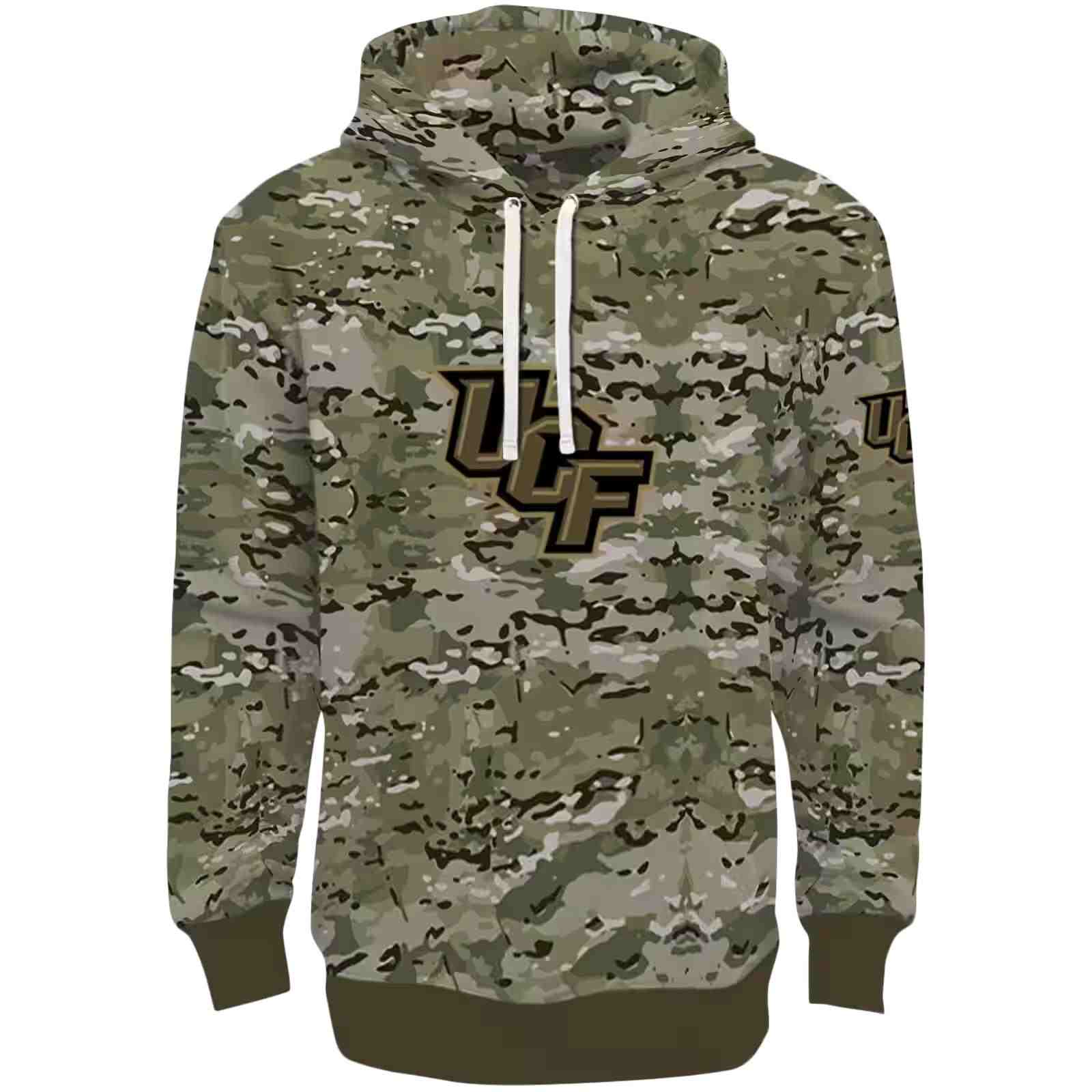 Personalized UCF Knights Military Style Hoodie