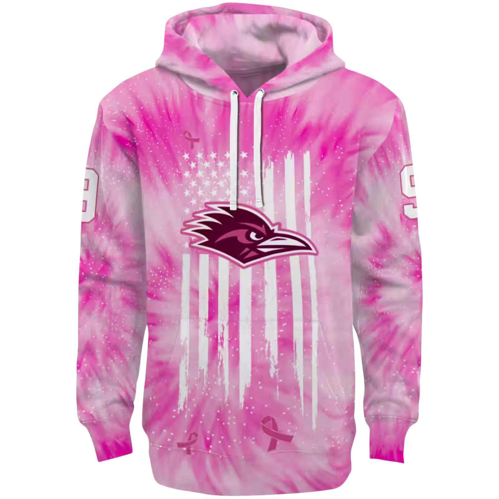 Personalized UTSA Roadrunners Cancer Support Pink Hoodie