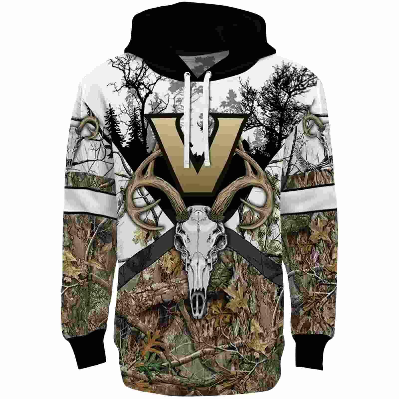 Personalized Vanderbilt Commodores Forest Silhouette Hoodie