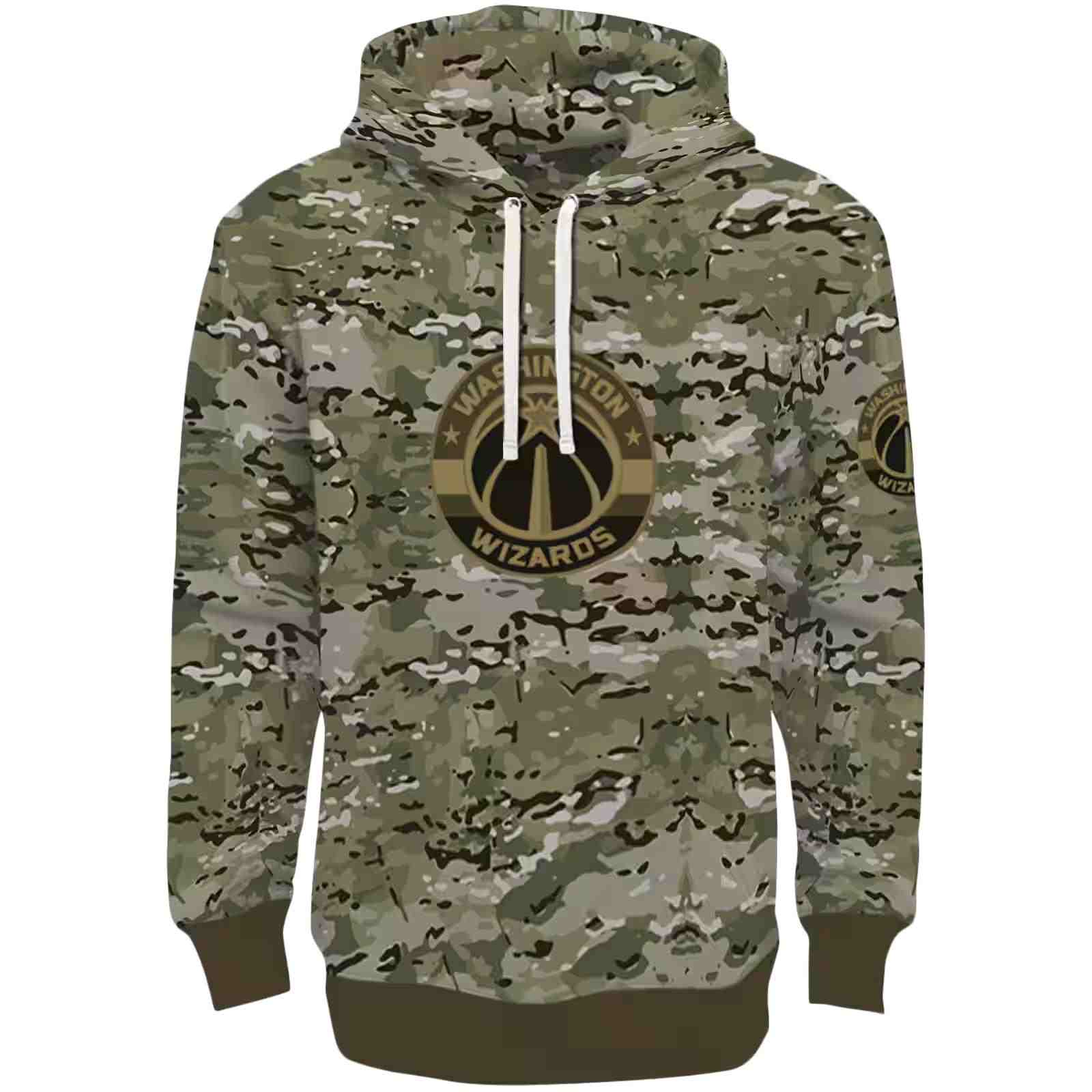 Personalized Washington Wizards Military Style Hoodie