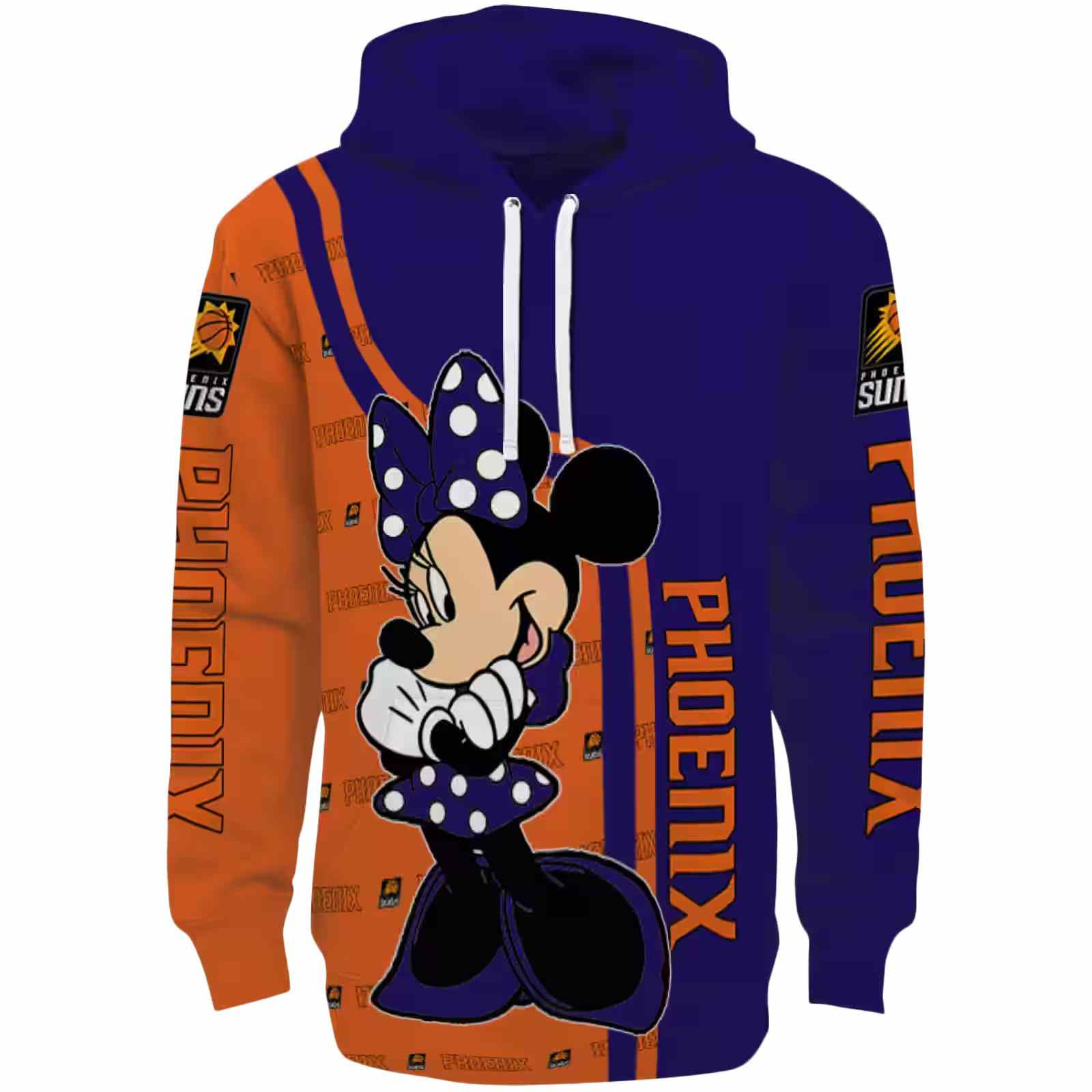 Phoenix Suns Minnie Mouse Purple Hoodie