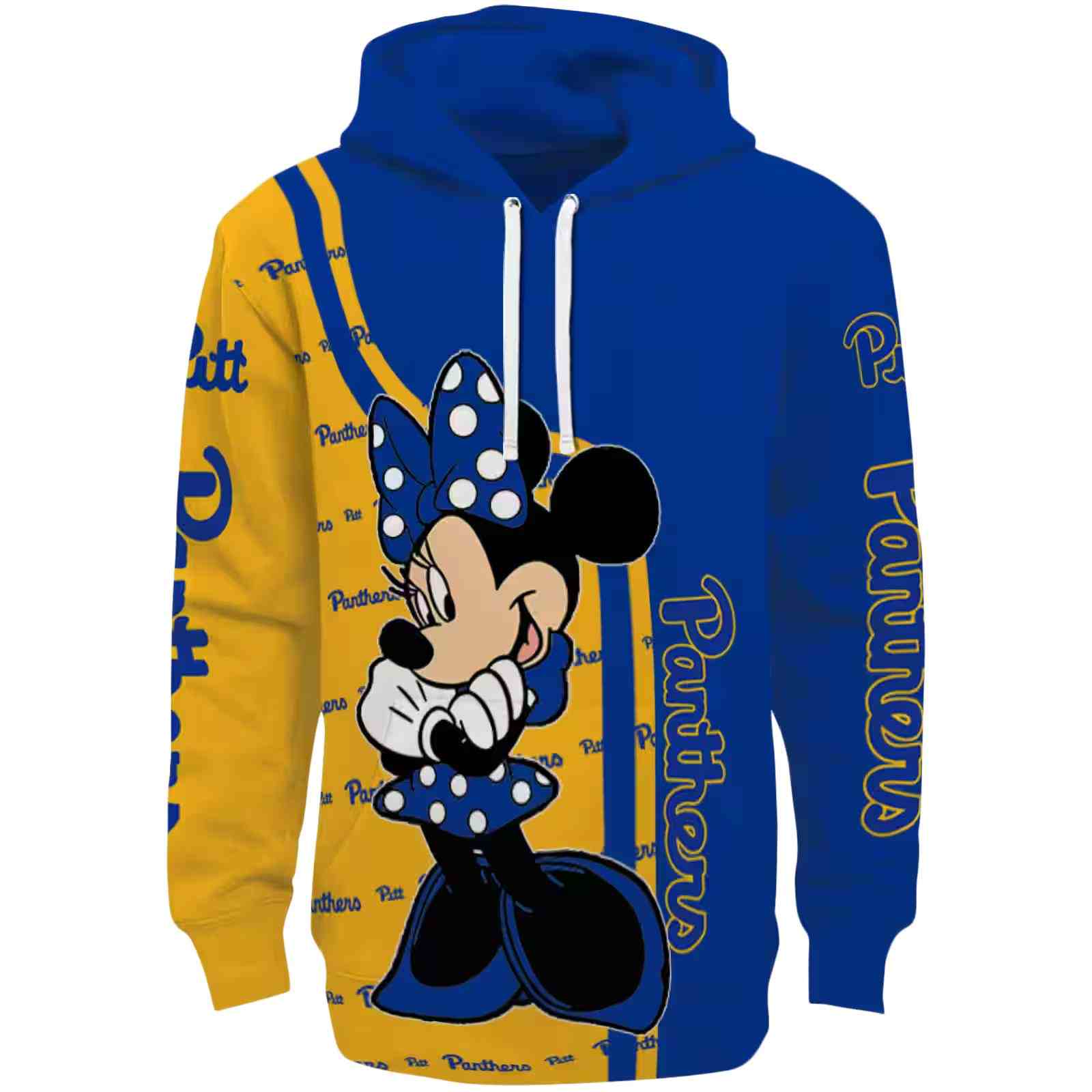 Pittsburgh Panthers Minnie Mouse Royal Blue Hoodie