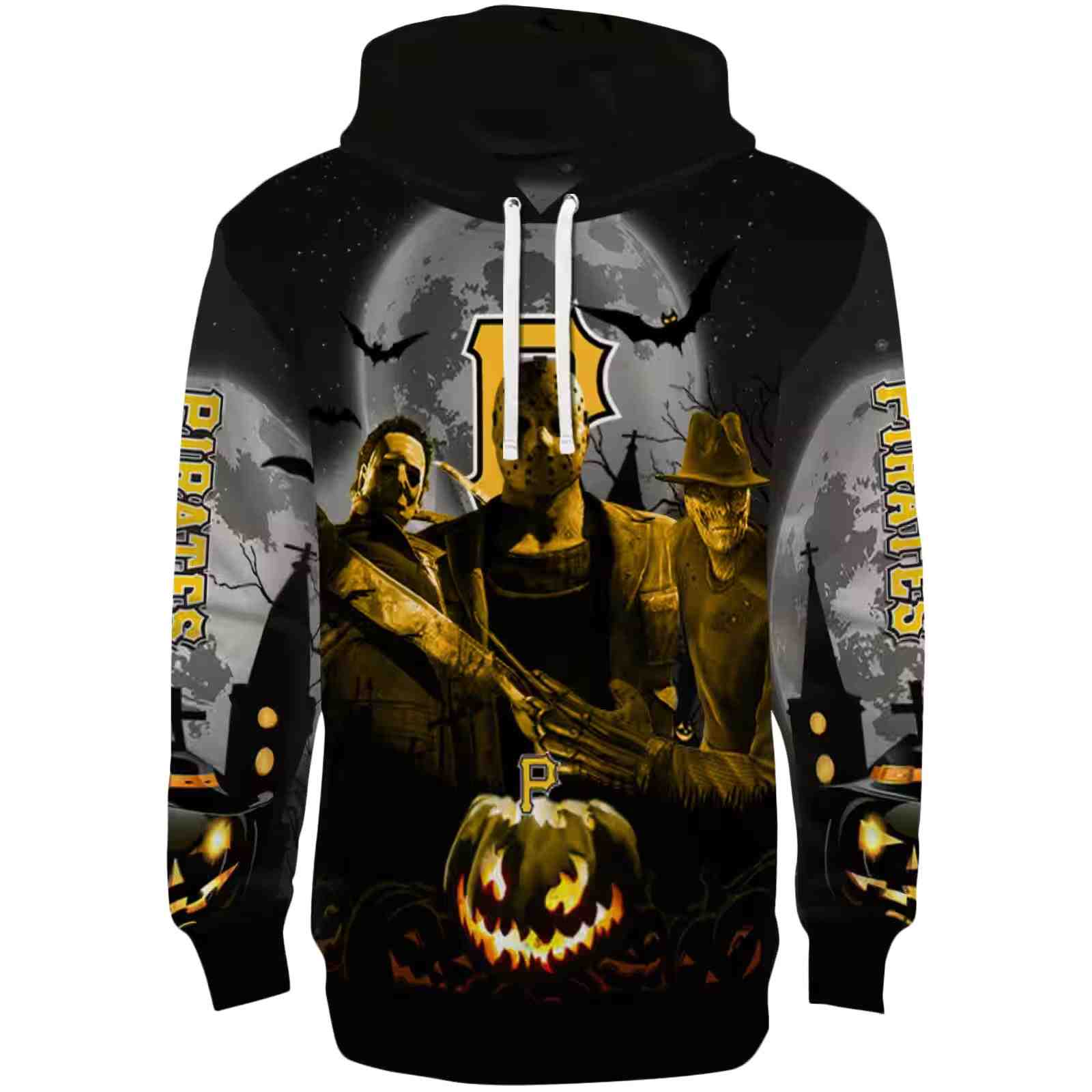 Pittsburgh Pirates Halloween Vibes Black Hoodie