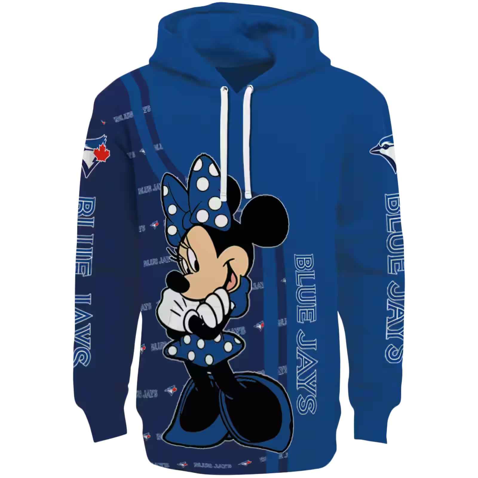 Toronto Blue Jays Minnie Mouse Blue Hoodie