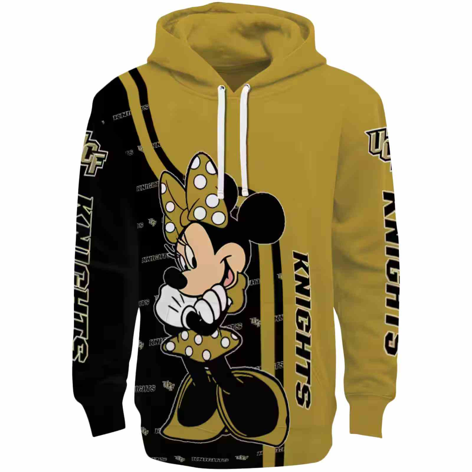 UCF Knights Minnie Mouse Gold Hoodie