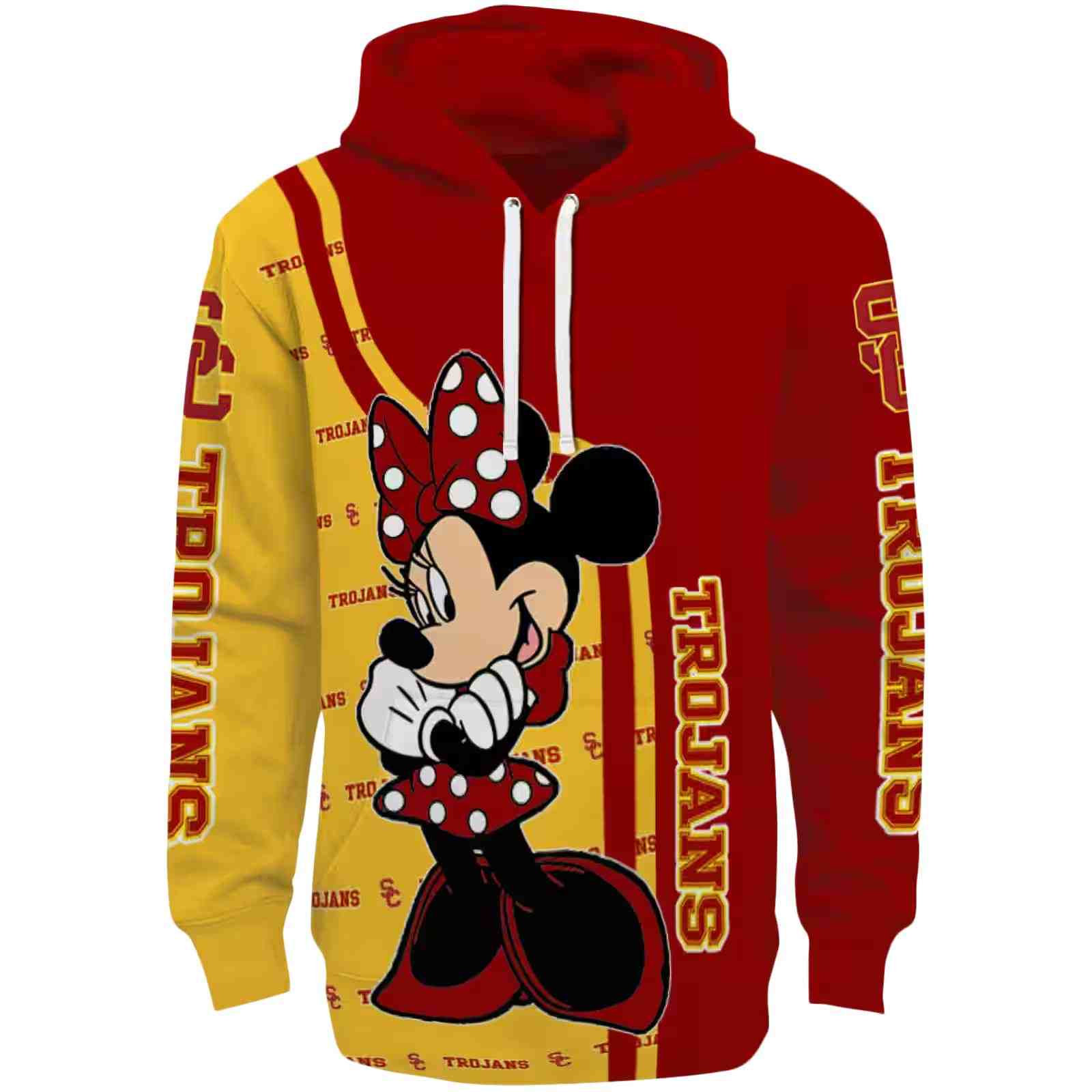 USC Trojans Minnie Mouse Red Hoodie